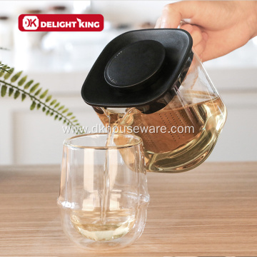 Glass Tea Kettle Borosilicate Glass Flower tea Pot